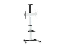 Equip Floor-standing holder 37"-70"/1TFT 50kg 2Shelves silver lite Retail