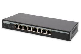 Digitus 8-Port Gigabit 135W PoE Unmanaged Black Switch