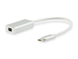 Equip USB-C to Mini DisplayPort Adapter, 0.15m, Aluminum.