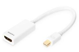 Digitus Mini DisplayPort cable - HDMI-A ST/BU 0.15m white
