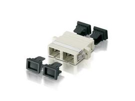 Equip LWL-Coupler SC-UPC Multimode Duplex OM2 12pcs beige