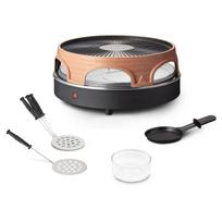 Emerio Combination Pizza Oven, Pizza Pies, Raclette, Grill, 6 People.