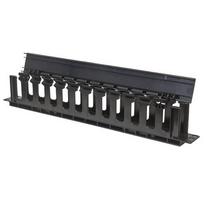 Intellinet Cable management for 19" cabinets 1HE with cover.