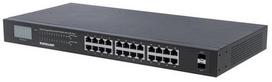 Intellinet PoE+ Switch 24-Port Gigabit with 2 SFP-Ports 370W