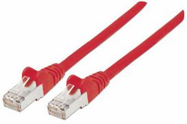 Intellinet Cat6a patch cable with Cat7 plug, 2m red