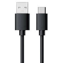 Realpower USB-A to USB-C cable, black