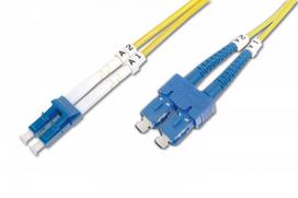 Digitus Low Loss Wavelength Limited Patch Cable LC - SC 10.00m Singlemode Duplex OS2