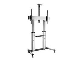 Equip Floor Stand Holder 60"-100"/1TFT 100kg 2Shelves black lite Retail
