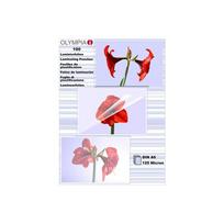 Olympia  Laminating film DIN A6 125 Mic 100 pieces transparent.