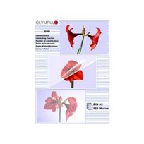 Olympia  Laminating film DIN A5 125 Mic 100 pieces transparent.