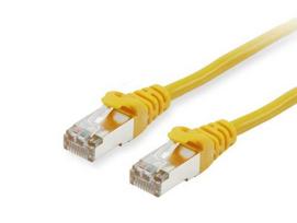 Equip Cat6A patch cable, S/FTP, 2xRJ45, 5.00m, yellow, LSZH, polyethylene bag