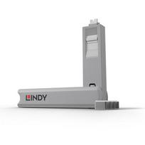 Lindy USB Type C Port Key with 4 locks white