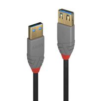 Lindy USB 3.0 Extension Type A/A Anthra Line M/F 1m