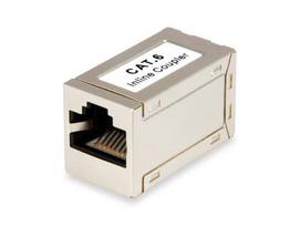Equip Inline couplers Cat6 RJ45 8P8C shielded 1Gbit 250MHz Polyethylene jacket