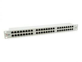 Equip 19" Patch Panel 48xRJ45 Cat6 FTP 1U 250MHz RAL7035