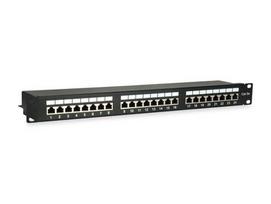 Equip 19" Patch Panel 24xRJ45 Cat5e FTP 1U 100MHz RAL9005