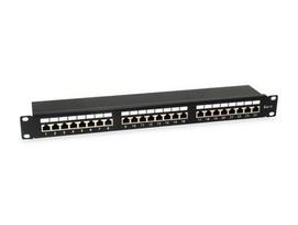 Equip 19" Patch Panel 24xRJ45 Cat6 FTP 1U 250MHz RAL9005
