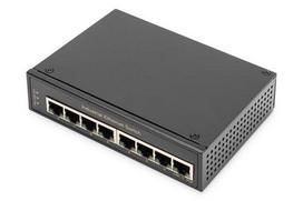 Digitus Switch Ind. 8-Port Gigabit Unmanaged black