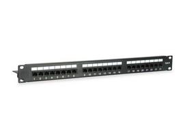 Equip 19" Patch Panel 24xRJ45 Cat6 UTP 1U 250MHz RAL9005