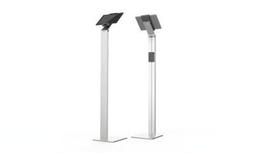 Durable Silver Floor Stand Tablet 7-13 inches