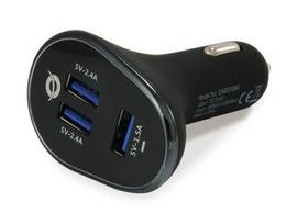 Conceptronic Car charger 3-port 3xUSB-A 31.5W sw