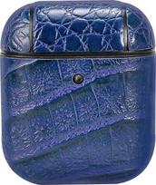 Terratec AirPods Case AirBox Crocodile Pattern Blue