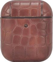 Terratec AirPods Case AirBox Stone Pattern Dark Brown