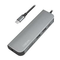Logilink USB-C HUB, HDMI, PD, Card Reader, USB 3.2 GEN 1x1