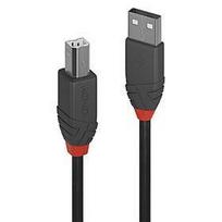 Lindy USB 2.0 Type A and B Cable, Anthra Line, 10m