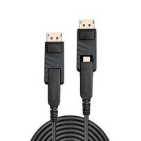 Lindy DisplayPort Fiber Optic Hybrid 1.4 Cable 20m