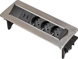 Brennenstuhl Desk USB hub Indesk Power 3x 2xUSB