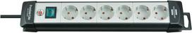 Brennenstuhl Premium Line 6x sw/grau 3m Power Strip
