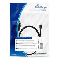 MediaRange USB 2.0 data cable, 2.0m, Micro USB to USB 2.0, 1.8m