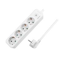 Logilink 4-way power strip, 4x CEE 7/3 1.5m: with switch