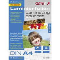 Genie Laminating pouches 25 A4 sheets 80 Mic.