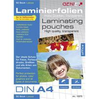 Genie Laminated folders 50 A4 - Sheets 125 Mic.