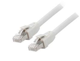 Equip Cat8.1 S/FTP 2xRJ45 2.00m grey LSZH Polybag
