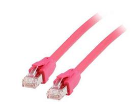 Equip Cat8.1 Patch Cable, S/FTP, 2xRJ45, 5.00m, red LSZH Polybag