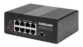 Intellinet 8-Port PoE+ Gigabit Switch with PoE Passthrough