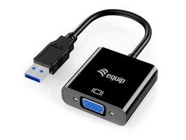 Equip USB-A3.0 to VGA HD15 Adapter 1920x1080/60Hz 0.15m PVC