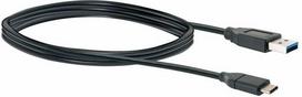 Schwaiger USB Cable 3.1 Type C to 3.0 Type A 1.00m Black