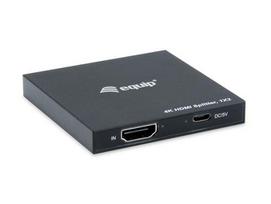 Equip HDMI 1.4 2-Port Splitter Ultra Slim 4K/30Hz    black EndlessOS