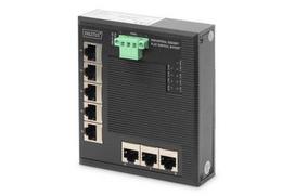 Digitus Switch Indicator 8-Port Gigabit Flat Unmanaged black