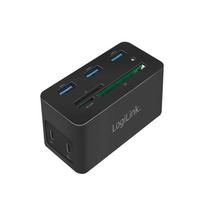 Logilink USB 3.2 docking station (G1) with HDMI, 10-Port, PD4, heavy-duty.