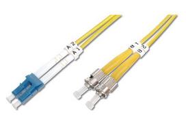 Digitus Low Loss Wavelength Limited Patch Cable LC - ST 2.00m Singlemode Duplex OS2