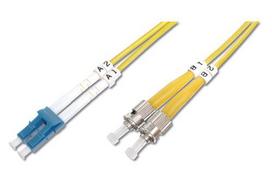 Digitus Low Loss Wavelength Limited Patch Cable LC - ST 3.00m Singlemode Duplex OS2