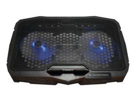 Conceptronic 2-Fan USB-A2.0 Laptop Cooling Pad 7Kg ERGO 17" sw