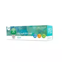 Forever Light LED Bulb E27 G45 2W 230V green 5-pack