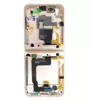 SAMSUNG LCD display + Touch Unit + Front Cover F721 Galaxy Z Flip 4 5G Pink (Service Pack)