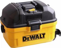 DeWALT DXV15T pramoninis dulkių siurblys, sausam ir drėgnam valymui, 15l, 1100W, geltonas juodas